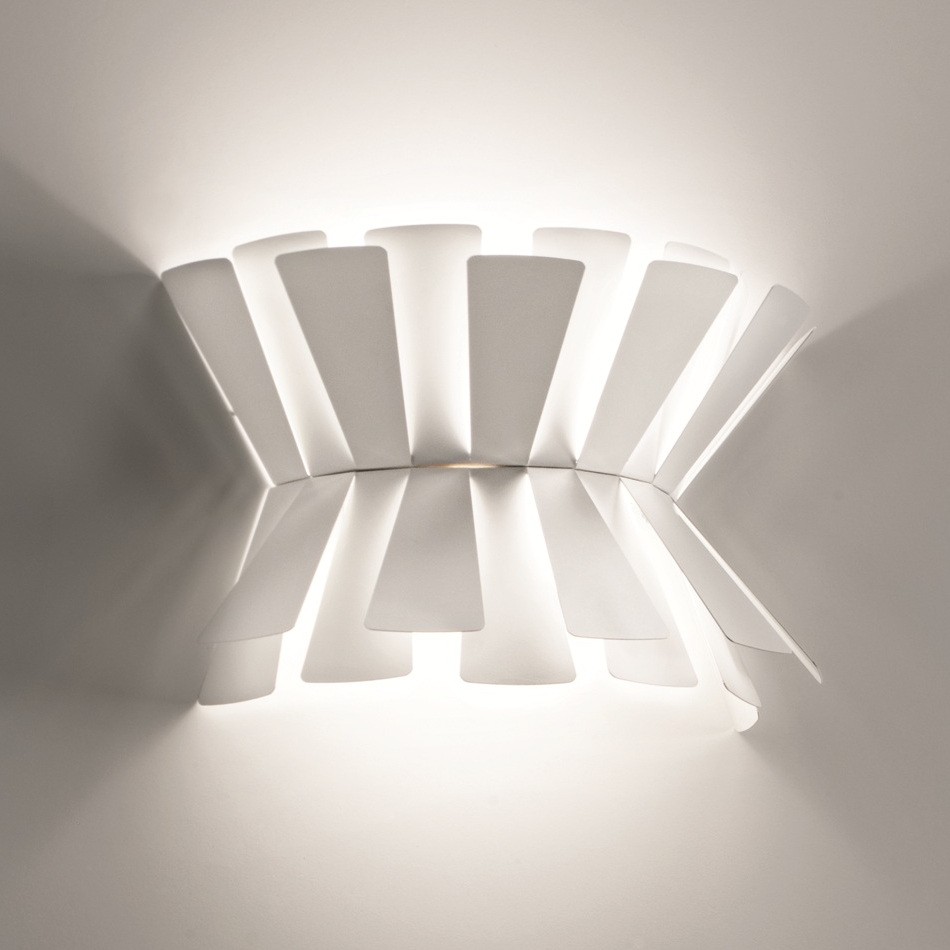 Elettra Wall Lamp - White 53cm