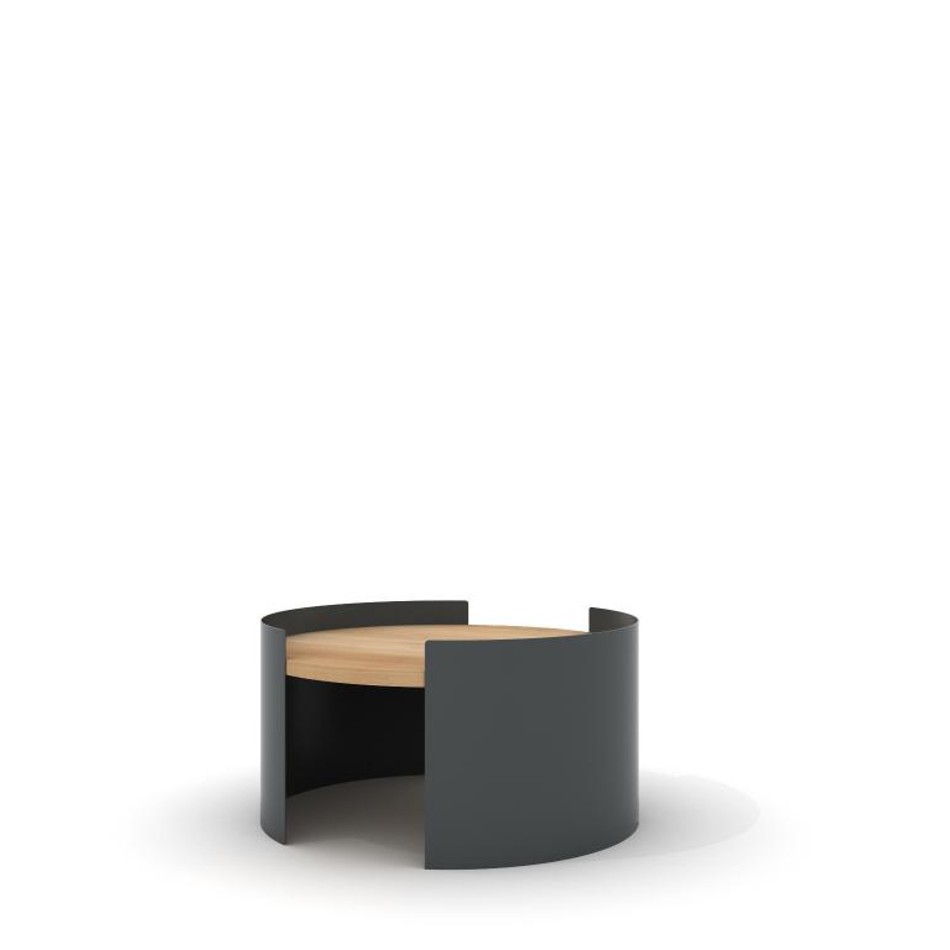 Moon Table Small Traffic Gray