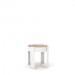 Loupe Side Table White
