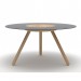 Sputnik Coffee Table Black