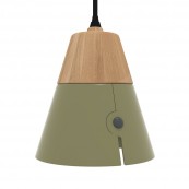 Lampada a sospensione Cone - Khaki