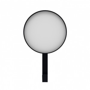 Specchio Kaschkasch Hook Nero